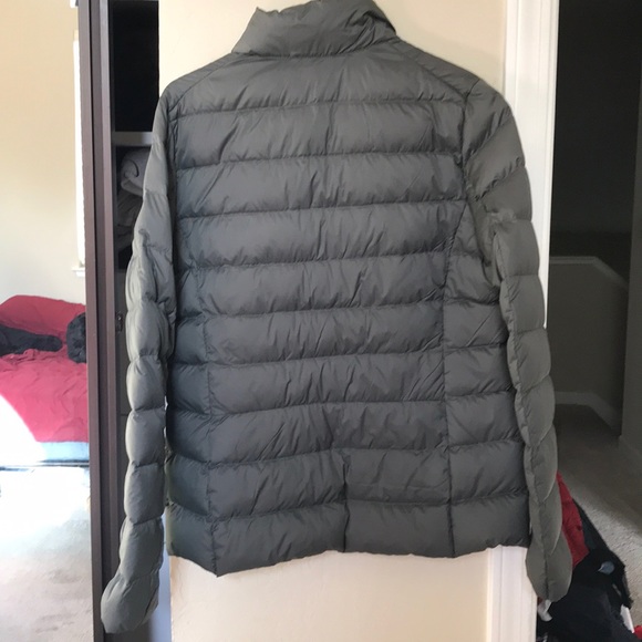 Olive Green Puffer Jacket - Picture 2 of 2